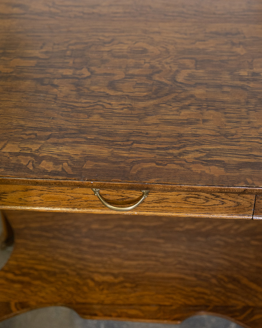 Tiger Oak Writing Desk