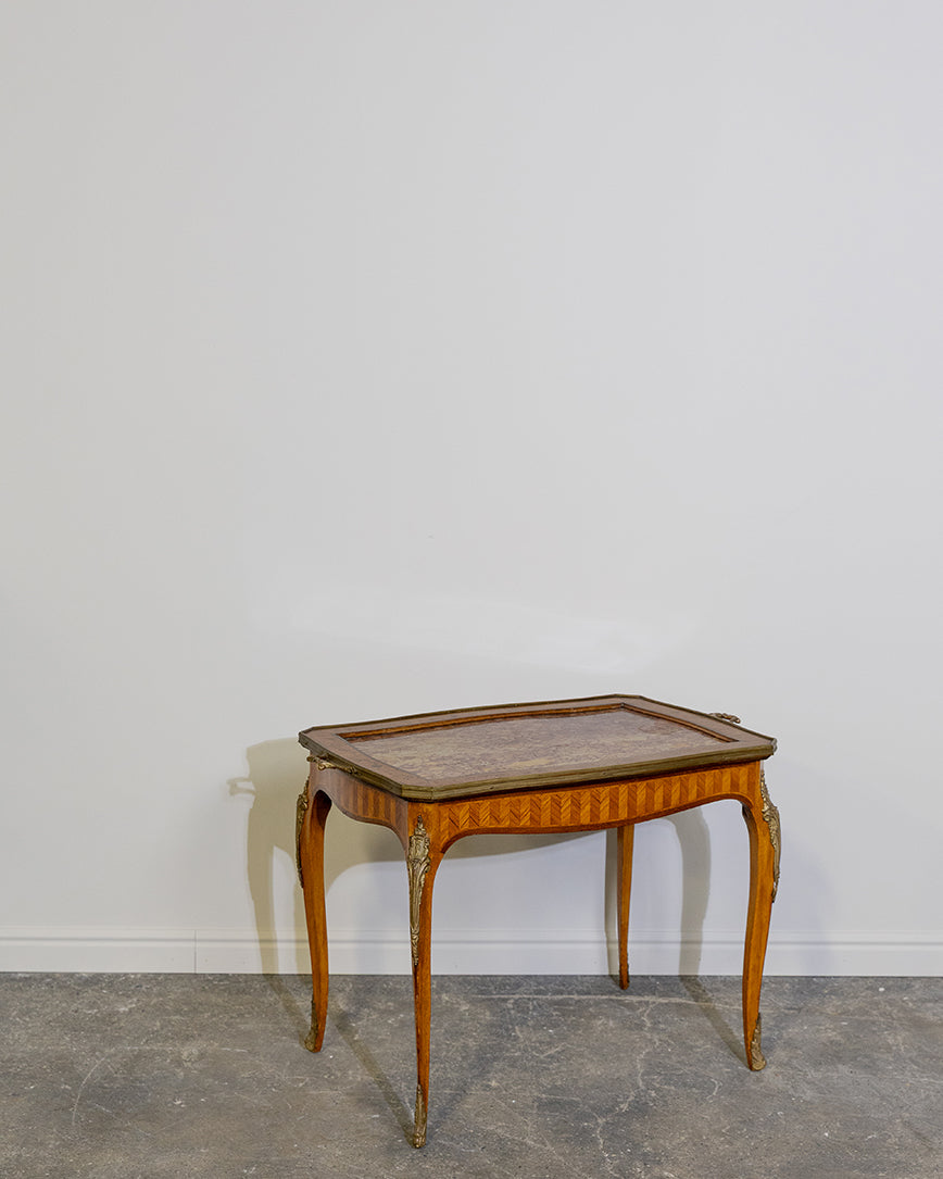 End Table Roux Marble Inlay