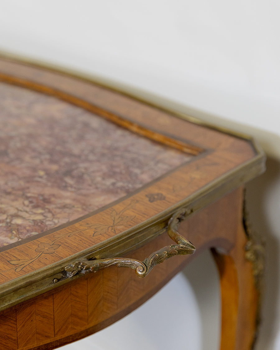 End Table Roux Marble Inlay
