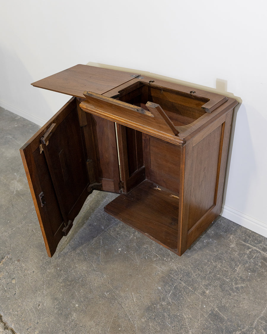 Singer Sewing Oak Cabinet