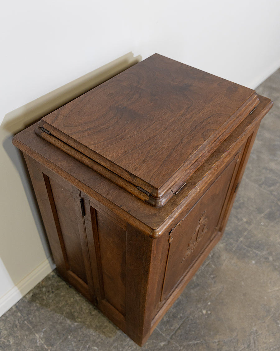 Singer Sewing Oak Cabinet