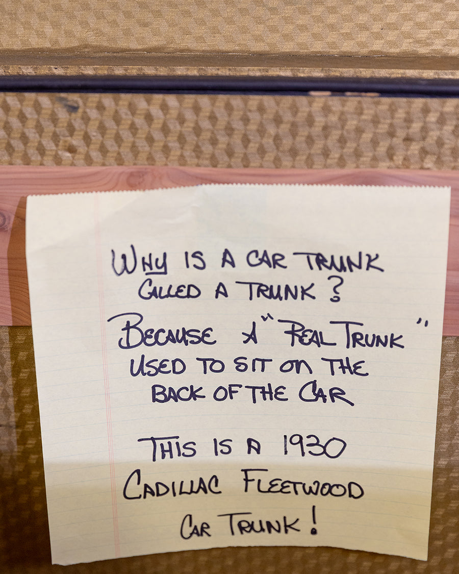 Cadillac Metal Trunk