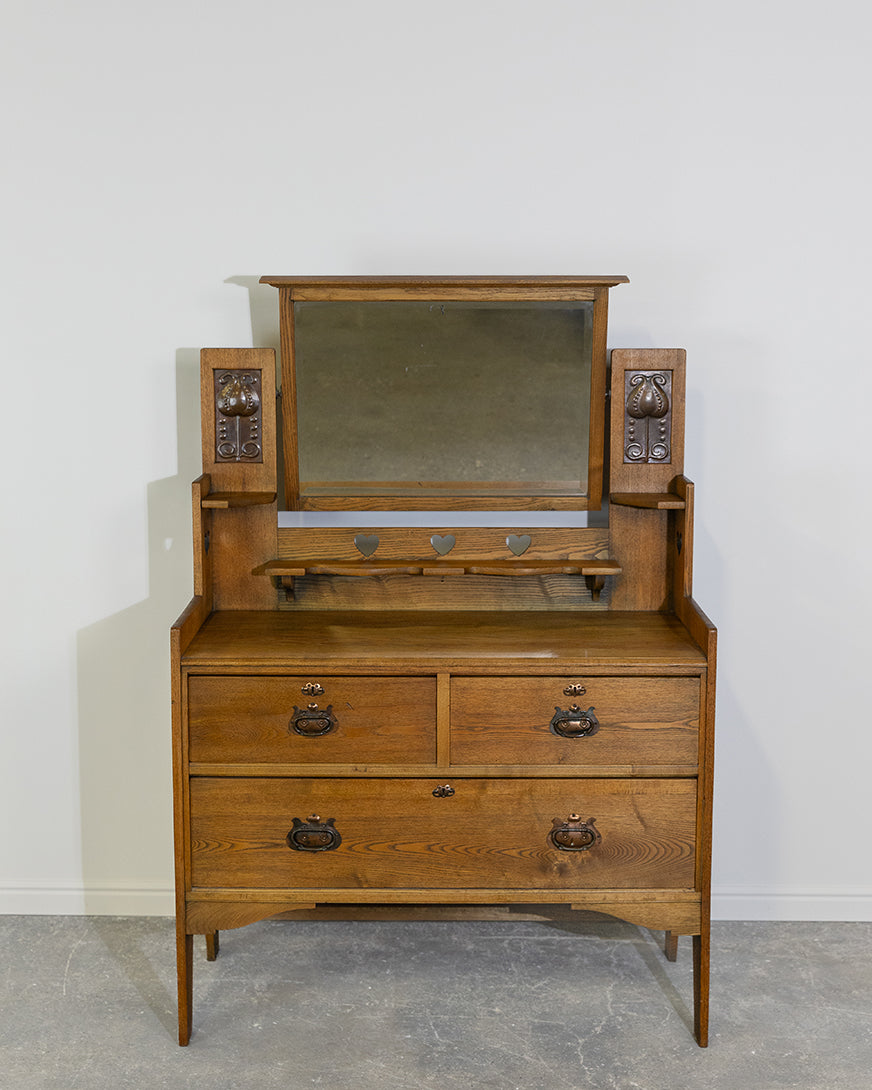 Arts and Crafts Oak Dresser