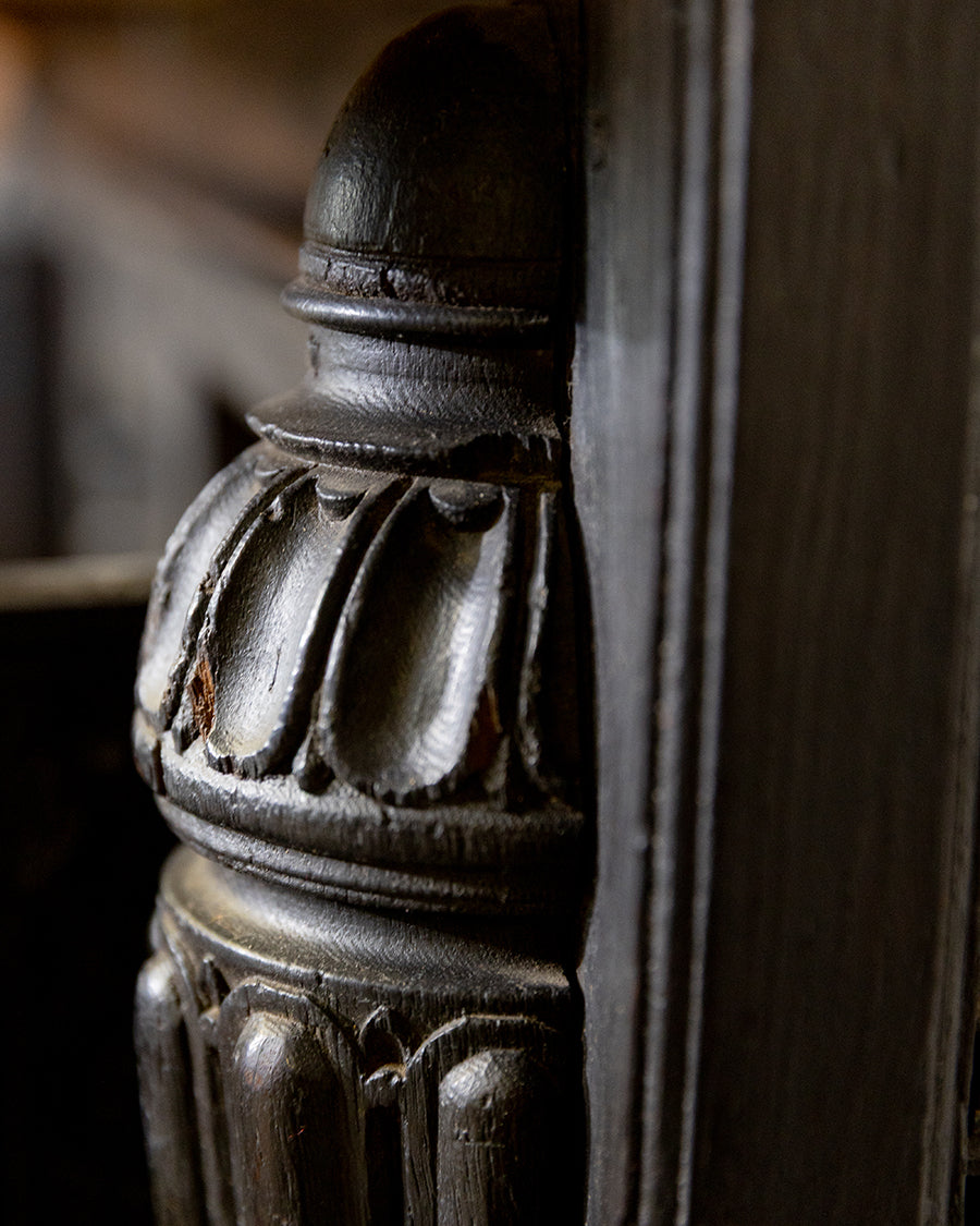 Ornate Carved Oak Sideboard
