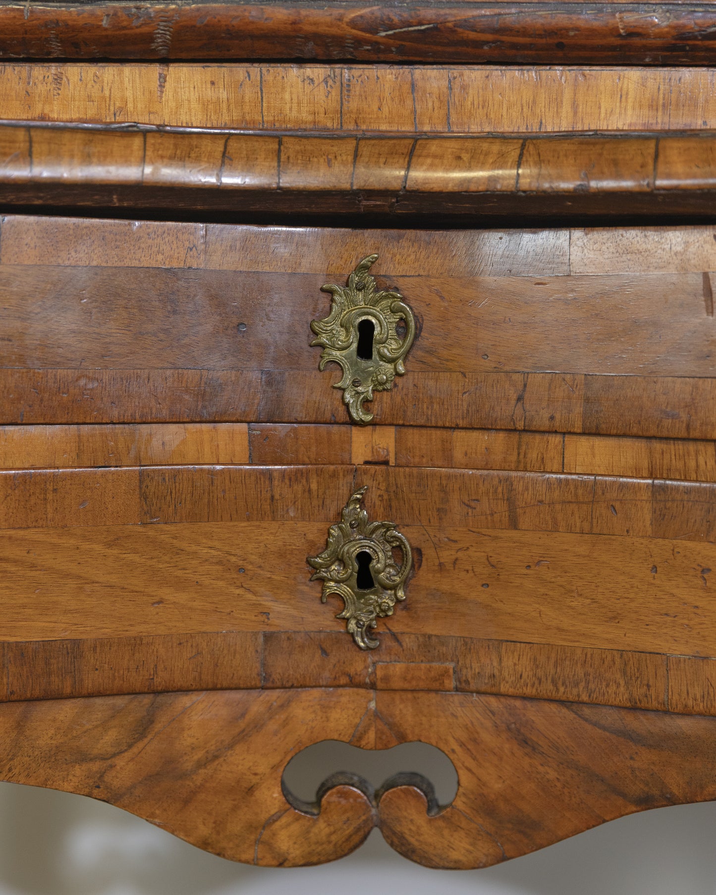 Louis XV Burled Walnut Secretary