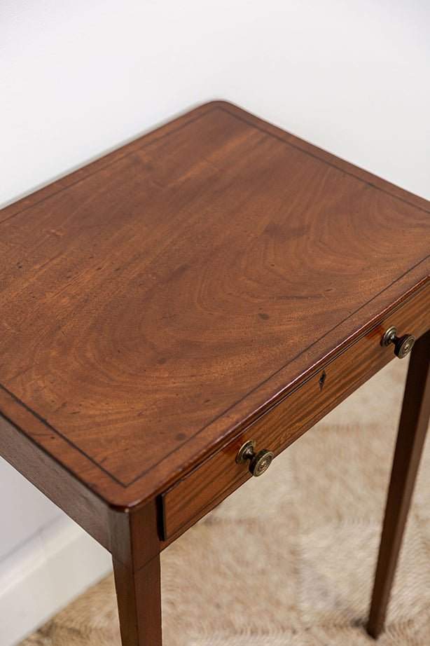 Regency Mahogany Lamp Table
