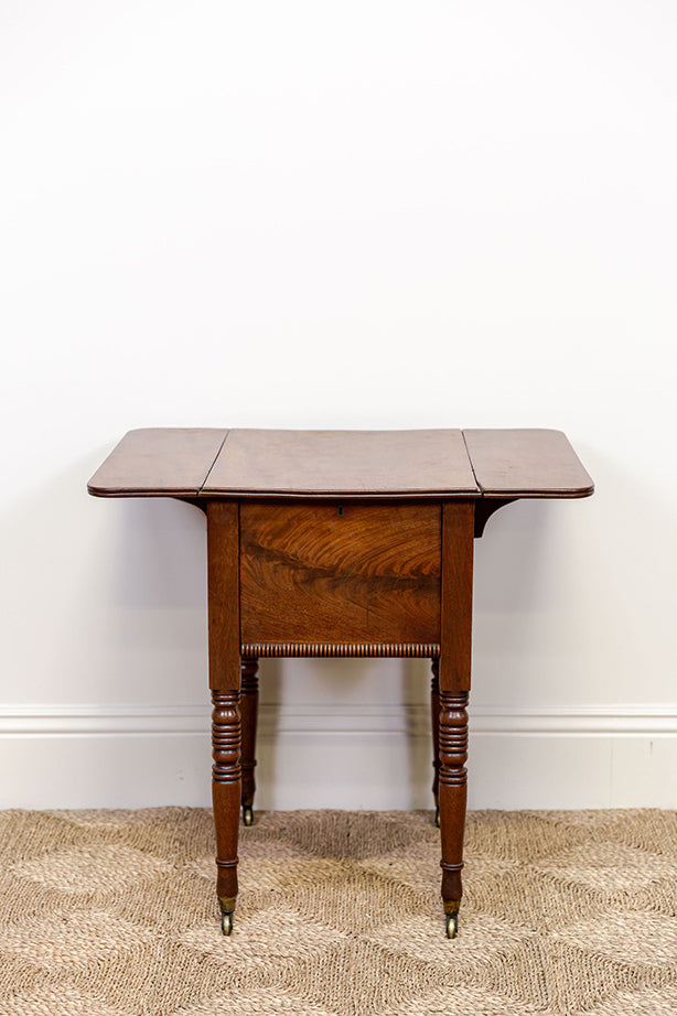 Victorian Pembroke Lamp Table (hidden drawer)