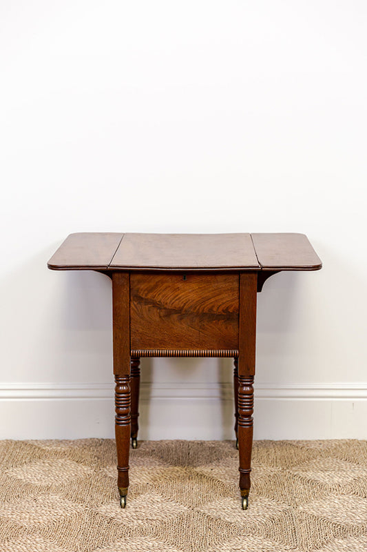 Victorian Pembroke Lamp Table (hidden drawer)