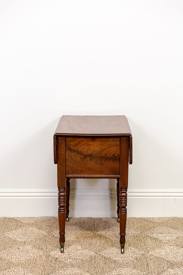 Victorian Pembroke Lamp Table (hidden drawer)
