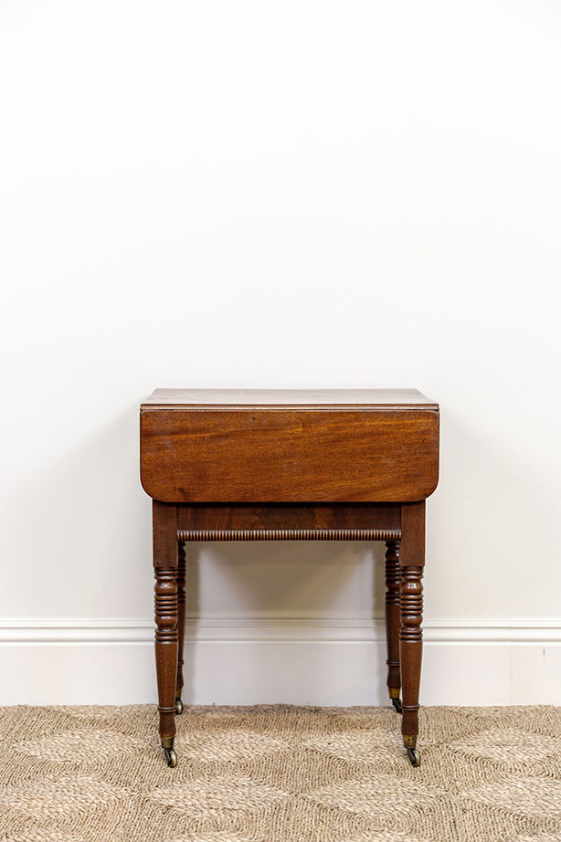Victorian Pembroke Lamp Table (hidden drawer)