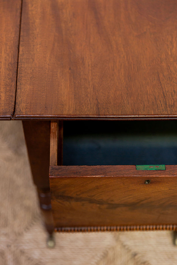 Victorian Pembroke Lamp Table (hidden drawer)