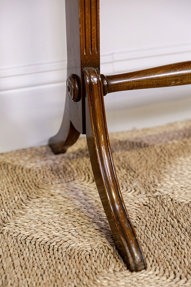 Regency Burr Walnut Sofa Table