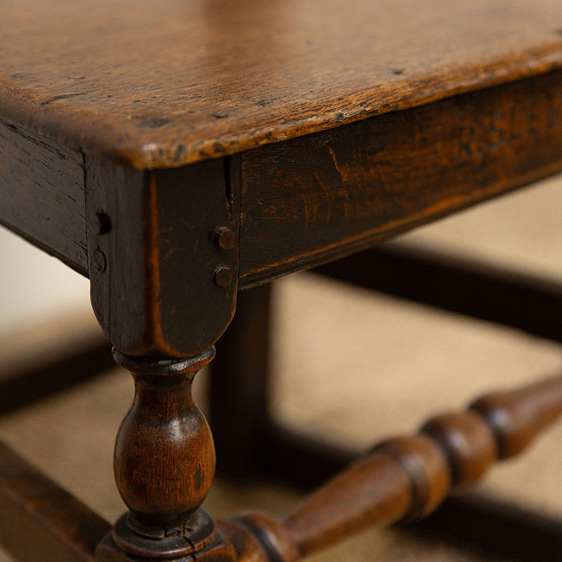English Provincial Spindle Back Chairs (pair)