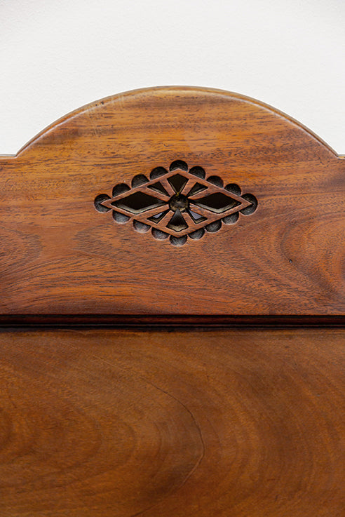 Mahogany Gothic Altar Chair