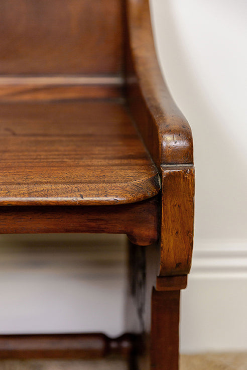 Mahogany Gothic Altar Chair