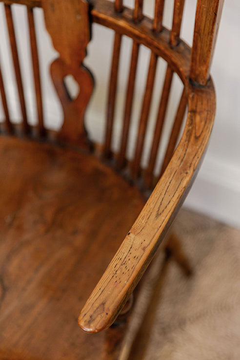 19th C. Wheelback Windsor Chairs