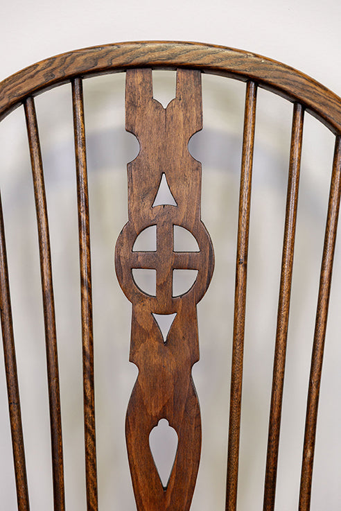 19th C. Wheelback Windsor Chairs