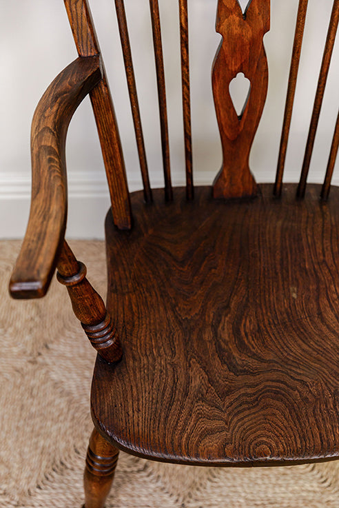 19th C. Wheelback Windsor Chairs