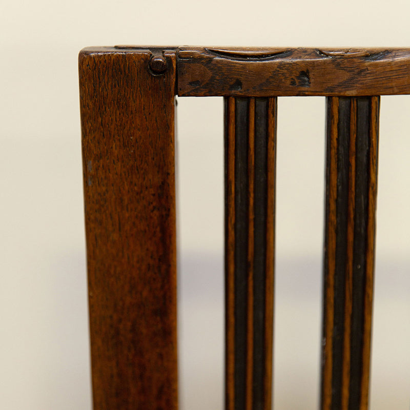 English Provincial Spindle Back Chairs (pair)