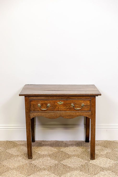 Georgian Country Oak Side Table