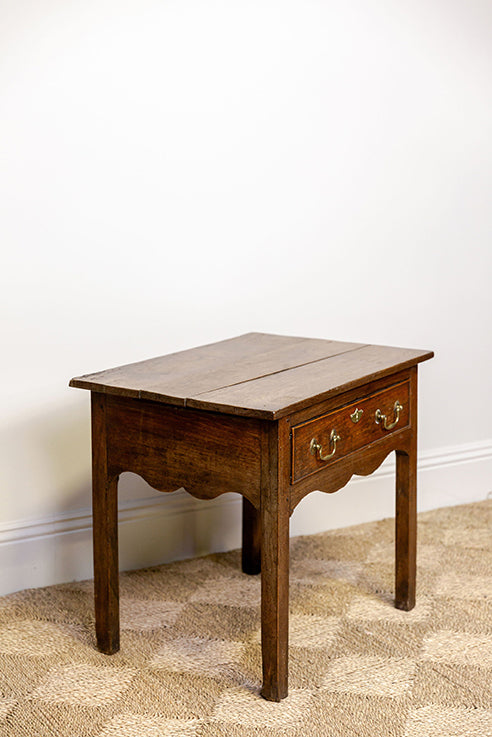 Georgian Country Oak Side Table