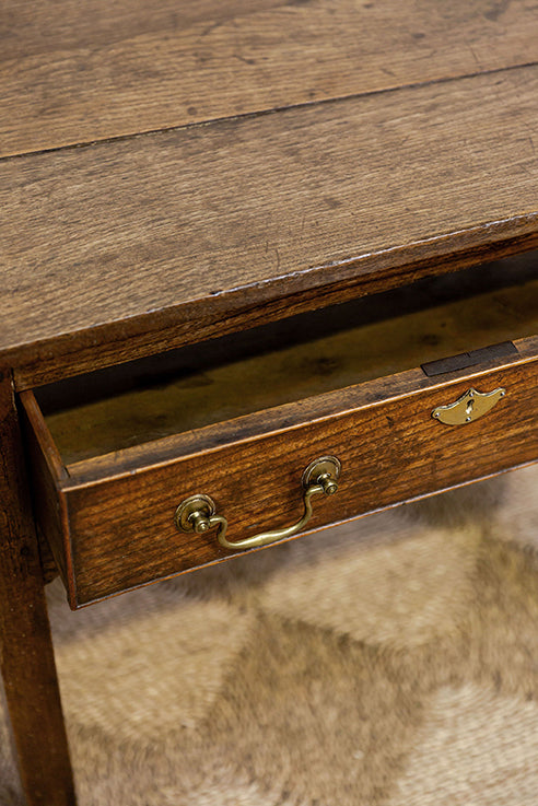 Georgian Country Oak Side Table