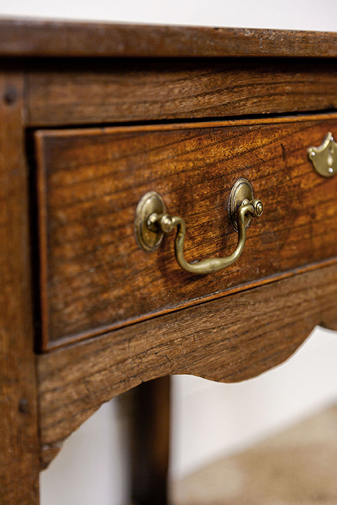Georgian Country Oak Side Table