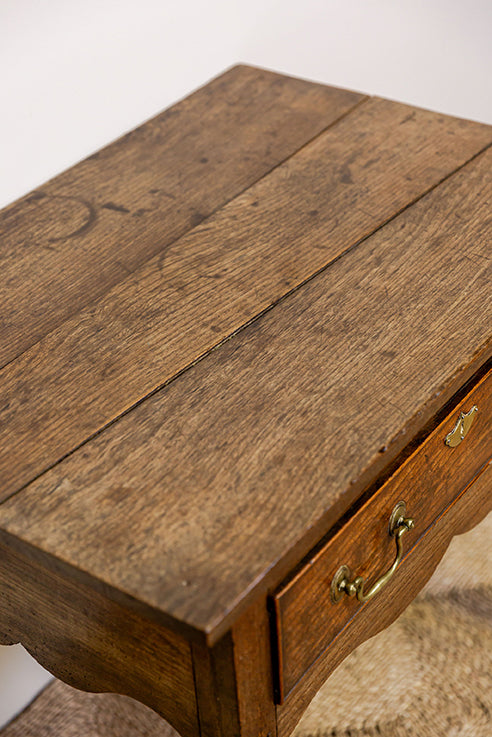 Georgian Country Oak Side Table