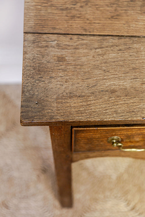 Georgian Country Oak Side Table