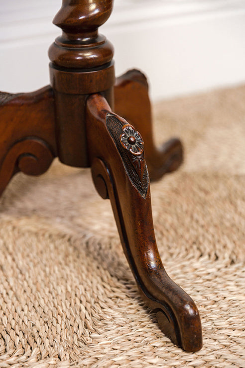 Mahogany Turned Stern Wine Table