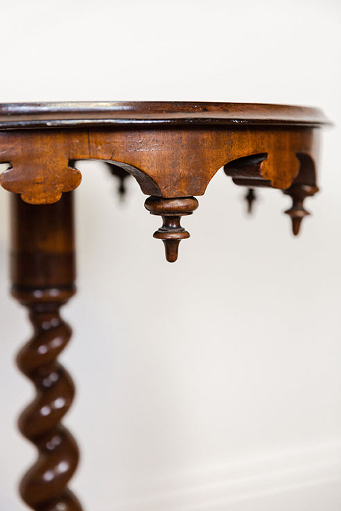 Mahogany Turned Stern Wine Table