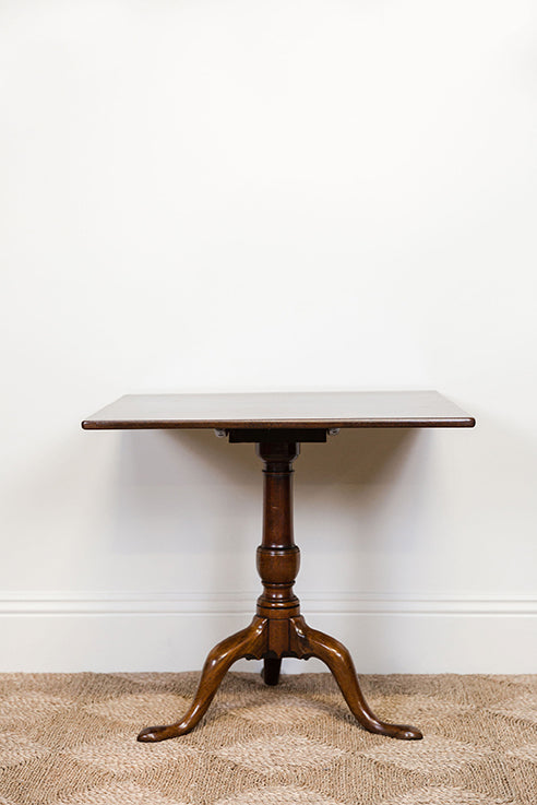 Georgian Square Tilt Top Table