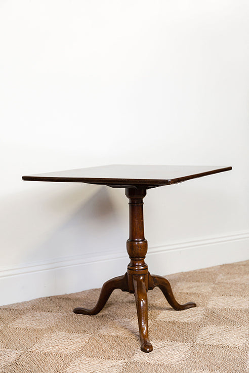 Georgian Square Tilt Top Table
