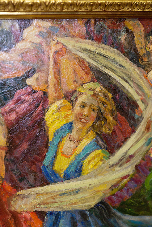 The Dancer with the Scarf by Ivan Ivanovich Markov (1920–1979)