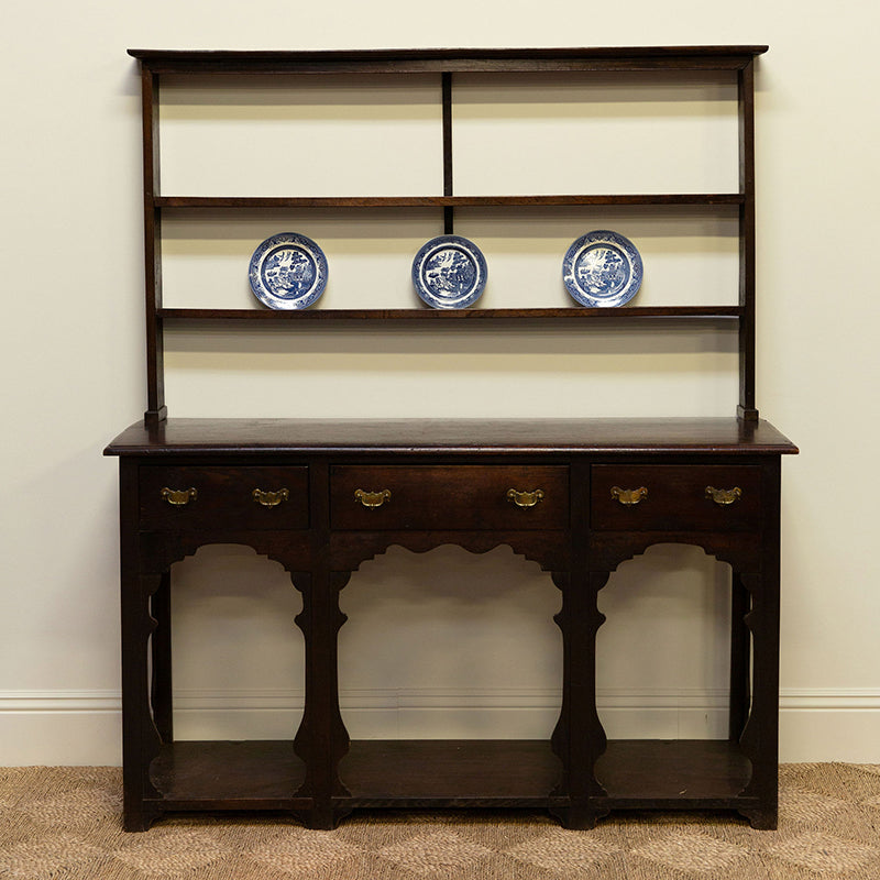 Georgian Welsh Pot Board Dresser