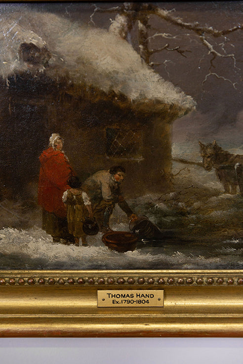 Winter at the Cottage Door