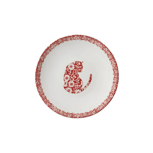 Red Calico Cat Butter Pat