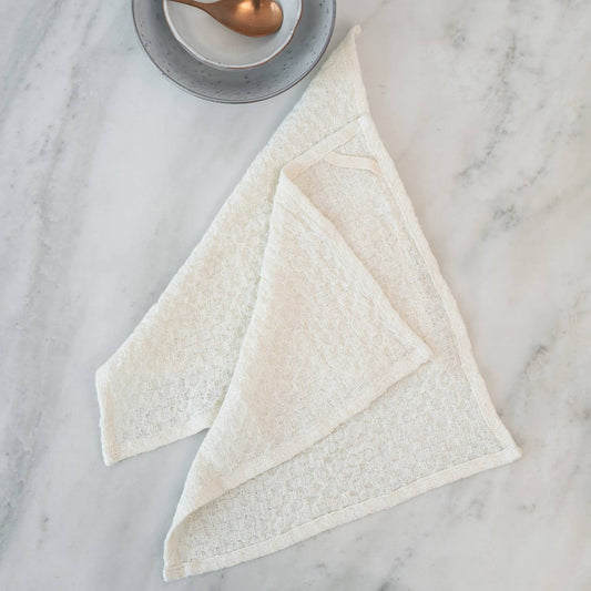 Cream Linen Dishcloths