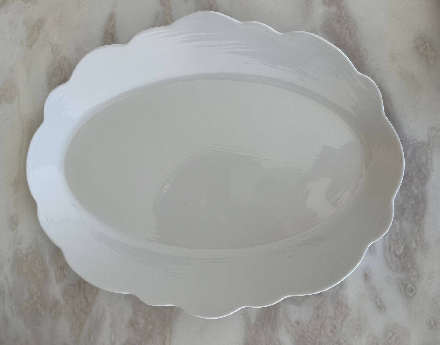 Scalloped Serving Tray