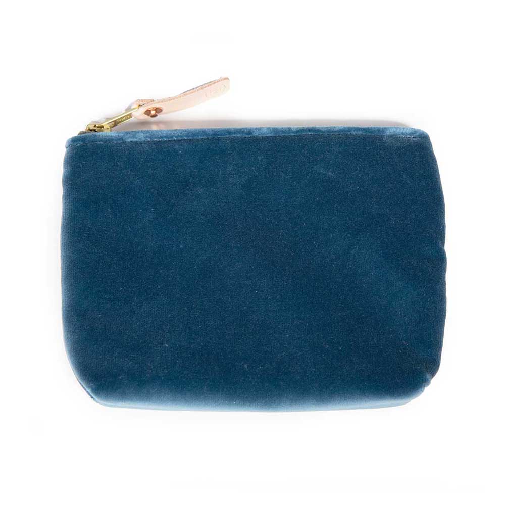 Velvet Jewel Pouch-Ocean