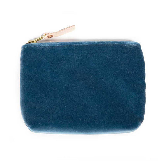 Velvet Jewel Pouch-Ocean