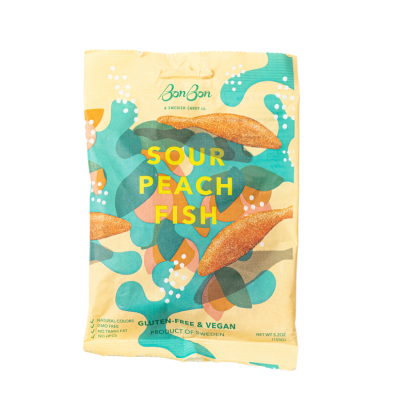 Sour Peach Swedish Fish