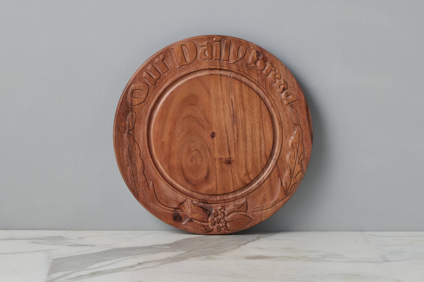 Vintage English Bread Board: Our Daily Bread