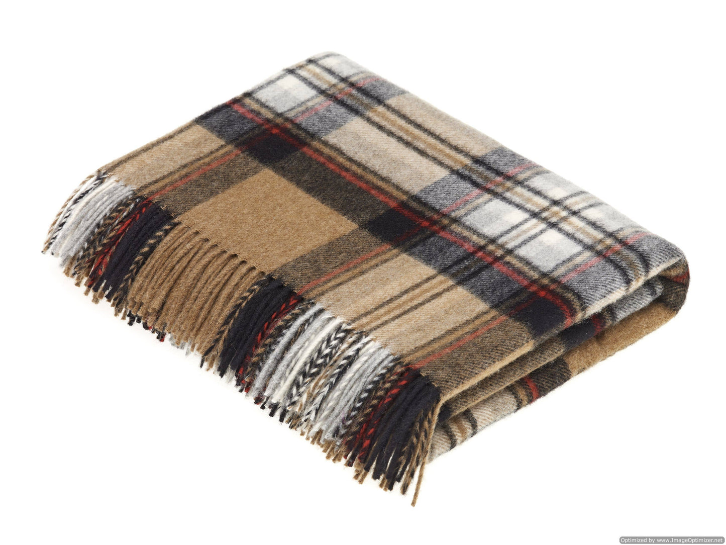 Tartan Merino Lambswool Throw