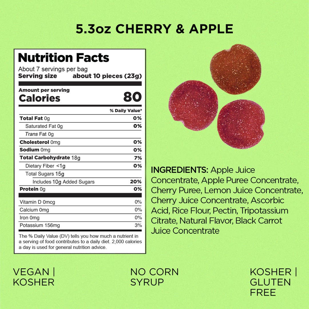 Really Real Gummies - Sour Apple & Cherry