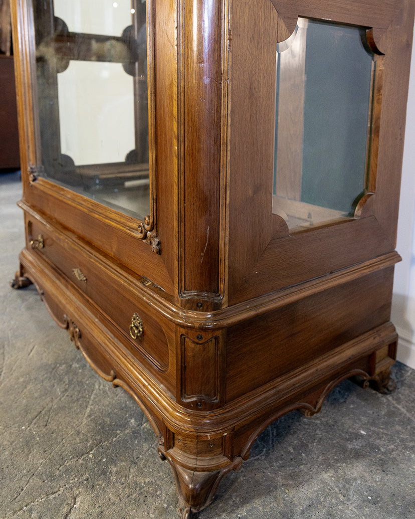 French Rosewood Display Cabinet