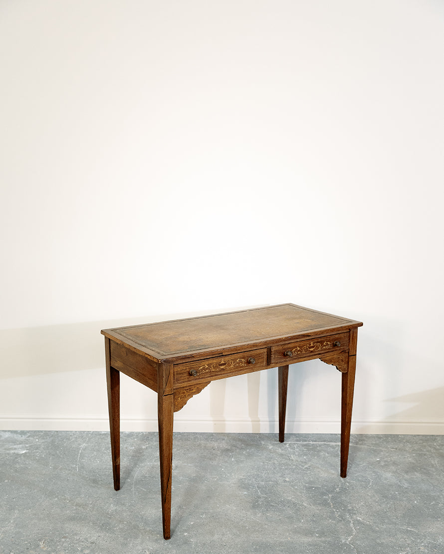 Leather Top Small Desk