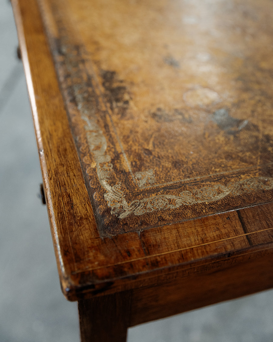 Leather Top Small Desk