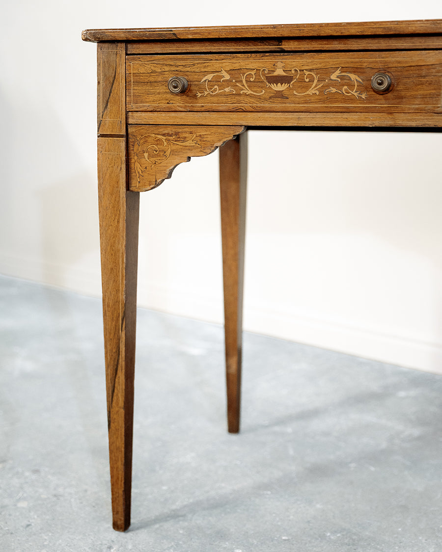 Leather Top Small Desk