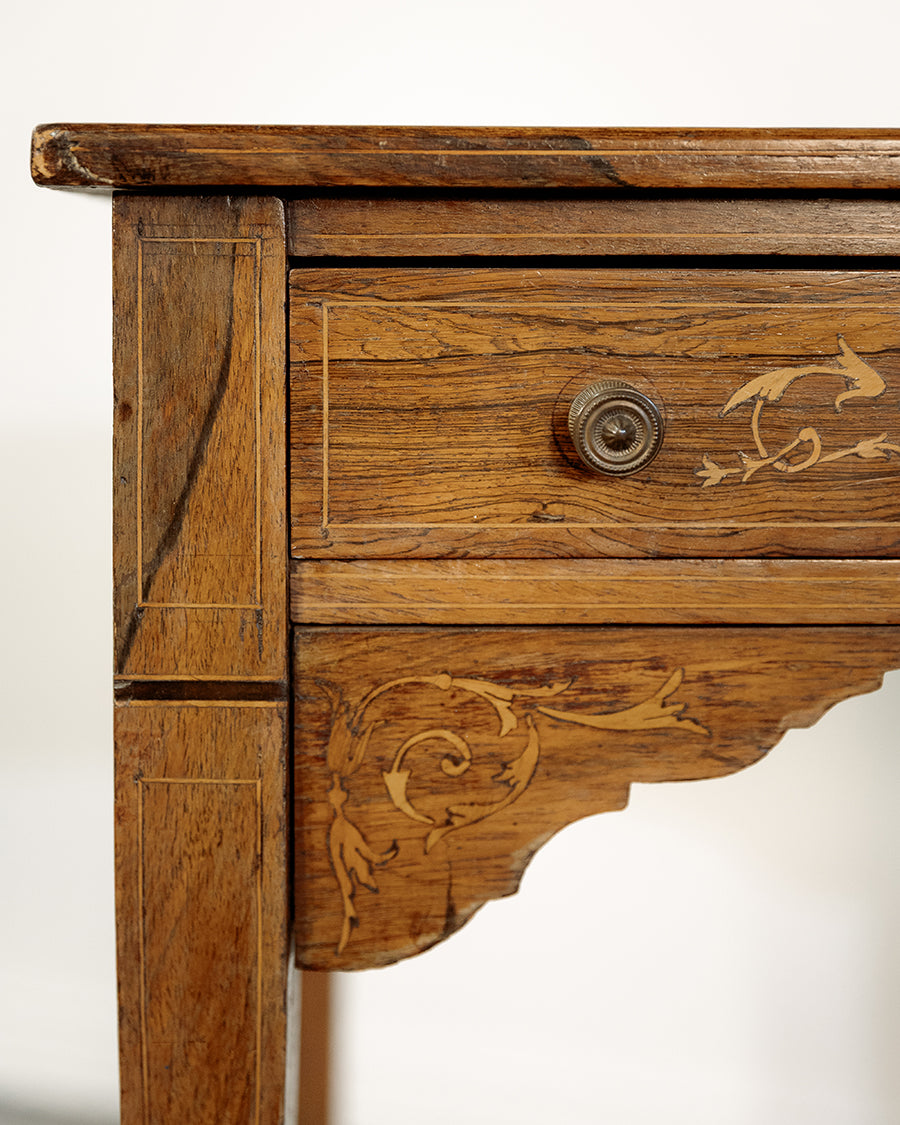 Leather Top Small Desk